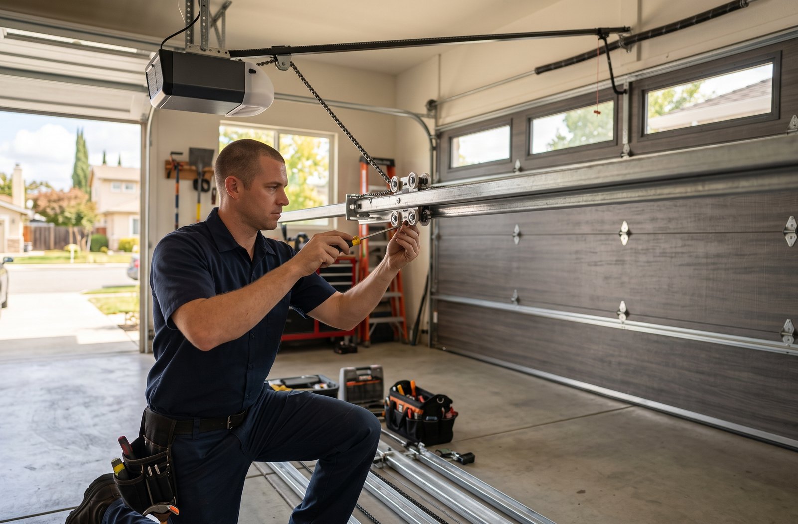 automatic garage door repair image for Garage Doors Milpitas