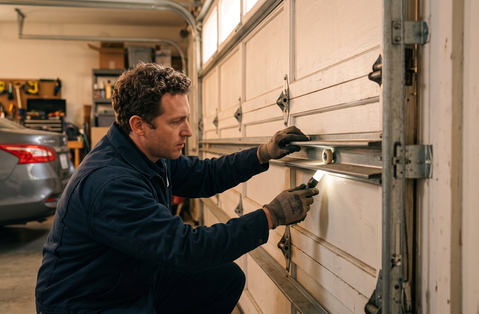 noisy door repair image for Garage Doors Milpitas