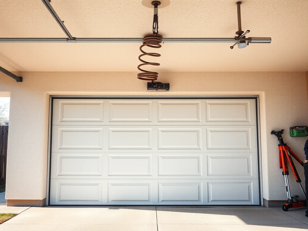Garage Door Spring Repair editorial image for Milpitas garage door service